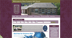 Desktop Screenshot of newlanarkhotel.co.uk