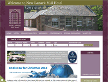Tablet Screenshot of newlanarkhotel.co.uk